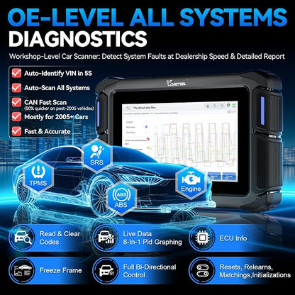 VDIAGTOOL Bidirectional Scan Tool VD70 Lite, OBD2 Scanner Diagnostic Tool - Image 4