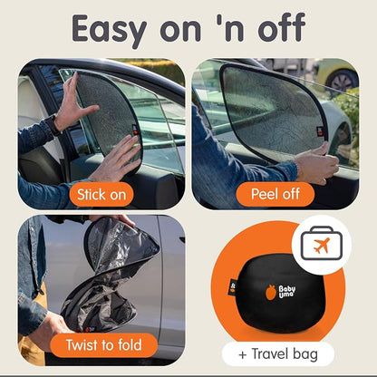 Onco Baby Car Mirror & Car Window Shades Bundle - Image 7