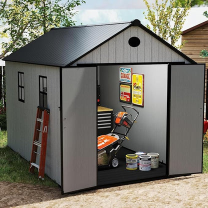 7.3 x 12 FT Shed Resin Outdoor Storage - Image 7