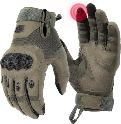 KEMIMOTO Tactical Gloves for Men, Touchscreen Motorcycle Gloves by kemimoto