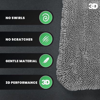 3D Hydro-FIL XL | Professional Grade Microfiber Towel | Extra Large 20” x 31.5” - Image 3