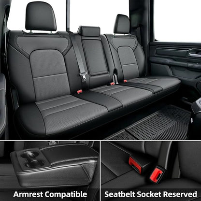 AOMSAZTO Seat Covers for Ram 2500: 2019 2020 2021 2022 2023 2024 2025 Custom - Image 2