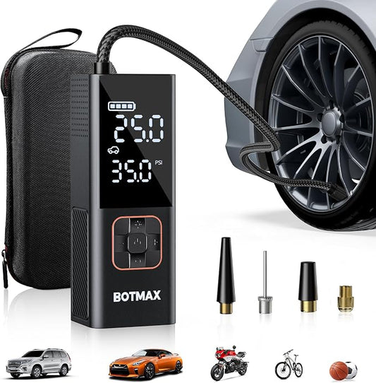 Tire Inflator Portable Air Compressor, Air Pump by Botmax