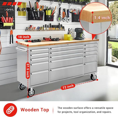 CT Copper Tailor 72-inch Rolling Tool Chest - Image 2