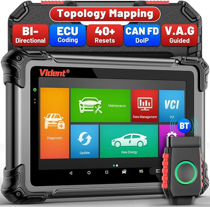 OBD2 Scanner Topology Mapping, VIDENT iSmart 800PRO BT Wireless Bidirectional by VIDENT