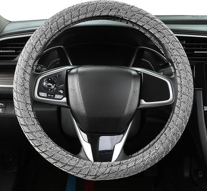 Auto Newer Breathable Steering Wheel Cover Suitable - Image 4