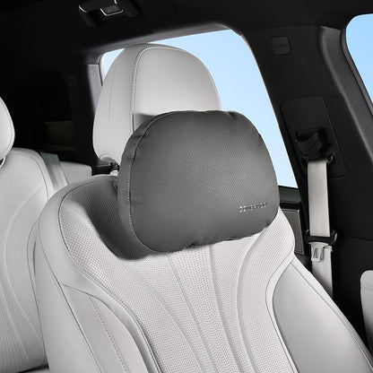 Coverado Leather Car Headrest Pillow Car Neck Pillow by COVERADOAUTO