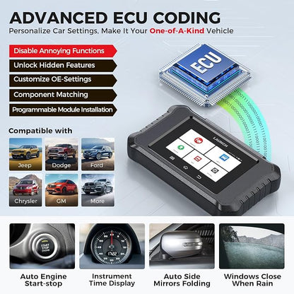 LAUNCH X431 Creader Elite 2.0 FGC OBD2 Scanner, Bi-Directional Scan Tool - Image 4