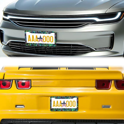 License Plate Frames Multicolor Fun License Plate Frame Cover Faux Abalone - Image 8
