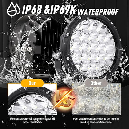 BIGLION.X Round LED Offroad Lights 7 Inch Super Bright Offroad Driving Spot - Image 3
