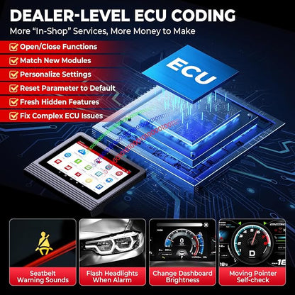 LAUNCH X431 PRO3 V+ 5.0, 2025 Upgrade Bluetooth Bi-Directional Scan Tool - Image 6