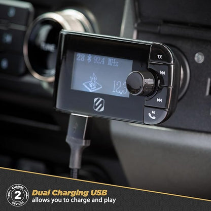 Scosche SBTFM2-XCES0 Select Bluetooth 5.0 FM Transmitter w/ Dual USB Charger - Image 4