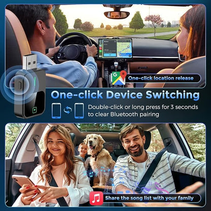 2-in-1 Wireless CarPlay & Android Auto Adapter - Image 5