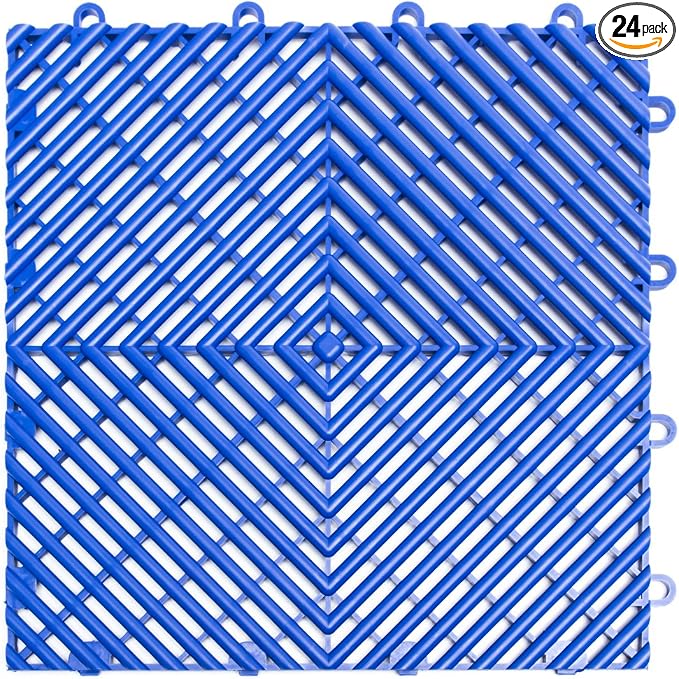 Big Floors RaceDeck Free-Flow Interlocking Garage Flooring Tiles, Self-Draining by BigFloors