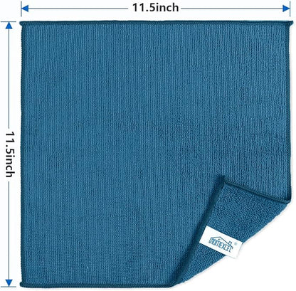HOMEXCEL Navy Blue Microfiber Cleaning Cloth, 50 Pack Cleaning Towels - Image 7