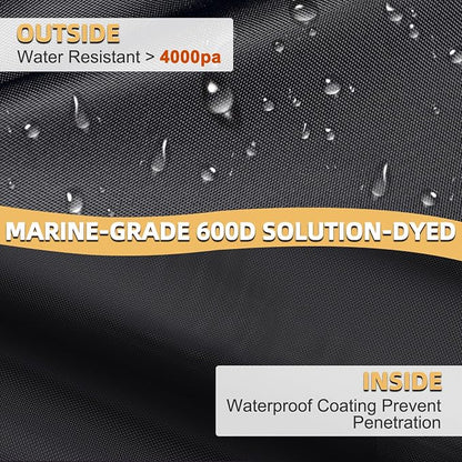 600D ATV Cover - Waterproof & Windproof 4 Wheeler Covers Outdoor Storage - Image 5