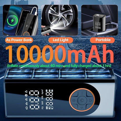 Tire Inflator Portable Air Compressor 150PSI Air Pump - Image 5