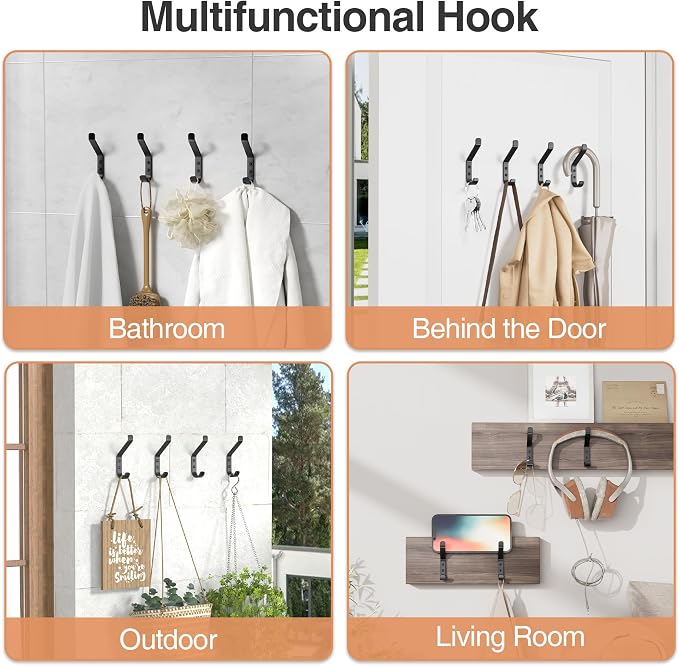 Wall Hook for Hanging Coat - 20LB - Image 6