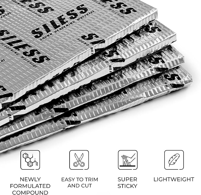 Siless 80 mil 18 sqft Car Sound Deadening mat - Image 4