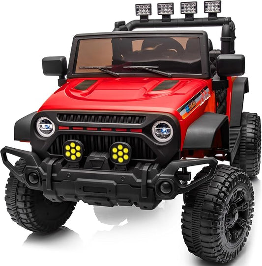 4WD Kids Ride on Car Truck, 12V 7Ah Kids Electric Vehicles Car Ride on Toy by Hikiddo
