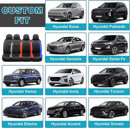 GIANT PANDA 2 Front Leather Car Seat Cover - Image 3