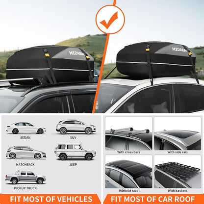MIDABAO Waterproof Duty Car Roof Top Carrier-Car Cargo Roof Bag Car Roof Top - Image 3