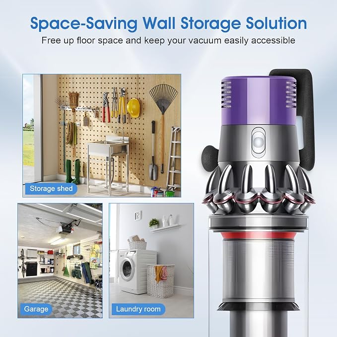 2 Pack Easy Access Cordless Vacuum Wall Mount Holder – Heavy Duty Metal Wall - Image 7