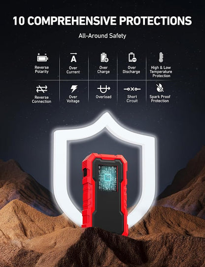 AstroAI S8 Pro Car Battery Jump Starter, 3000A Peak Jump Starter Battery Pack - Image 8