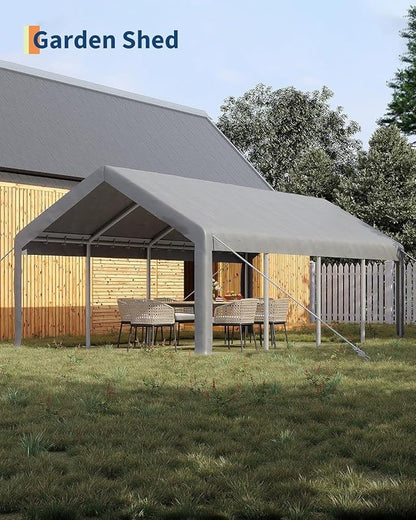 13 x 25ft Heavy-Duty Carport Canopy - Image 2