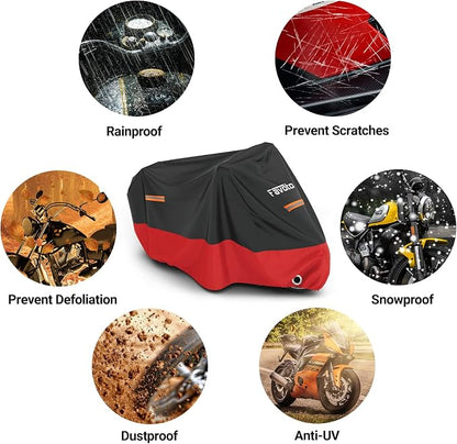 Favoto Motorcycle Cover Waterproof Outdoor - Image 6