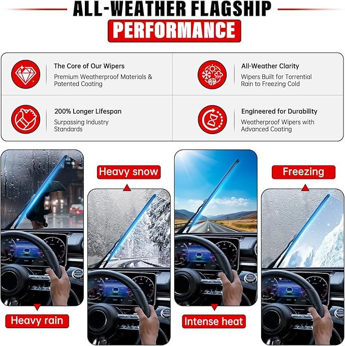 Windshield Wiper Blade Set Replacement - Image 4
