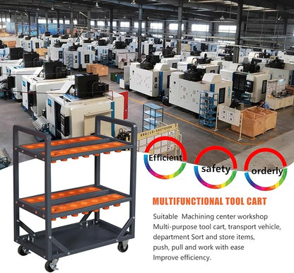 Mobile CNC Tool Storage Cart, CNC Trolley is Suitable - Image 3