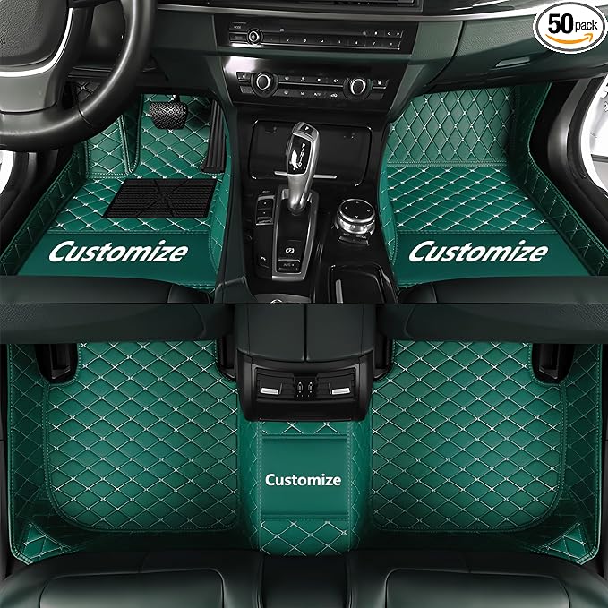 Custom Personalized Floor Mats for Cars，Luxury Full Coverage All Car Floor by Unknown