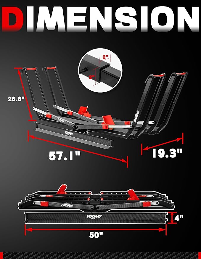 Young 200 lbs Ebike Racks with Ramp - Image 8