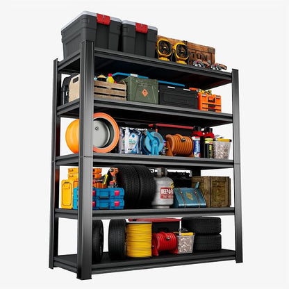 Heavy Duty 5-Tier Shelving Unit 3000LBS Capacity by HYMNXEMO