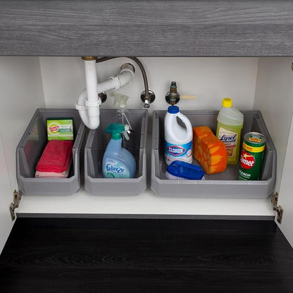 Plastic Containers for Organizing and Storage Bins for Closet, Garage or Pantry - Image 8
