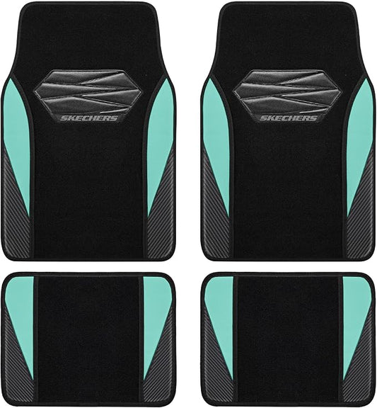 Skechers Car Floor Mats, Waterproof Universal Fit Car Mats, Faux Leather Car by Skechers