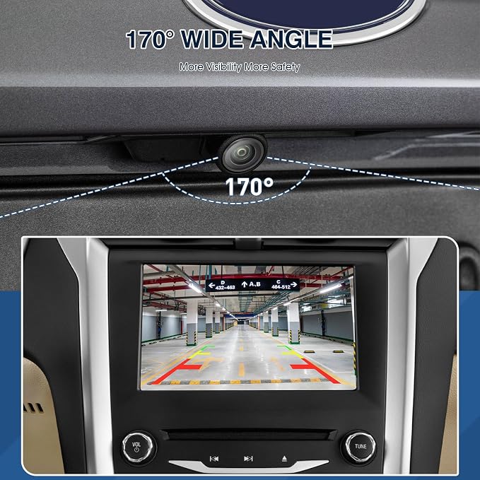 Rear View Backup Camera Fit for Ford Explorer 2016-2018, Reversing Parking - Image 4