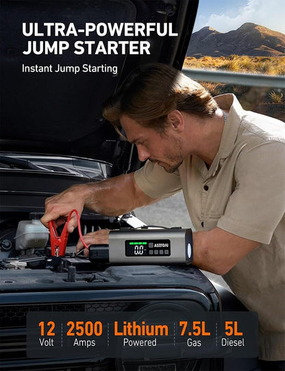 AstroAI Portable Car Battery Jump Starter - Image 4