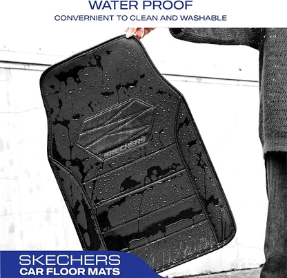 Skechers Memory Foam Car Mats, Leather Piping - Image 5