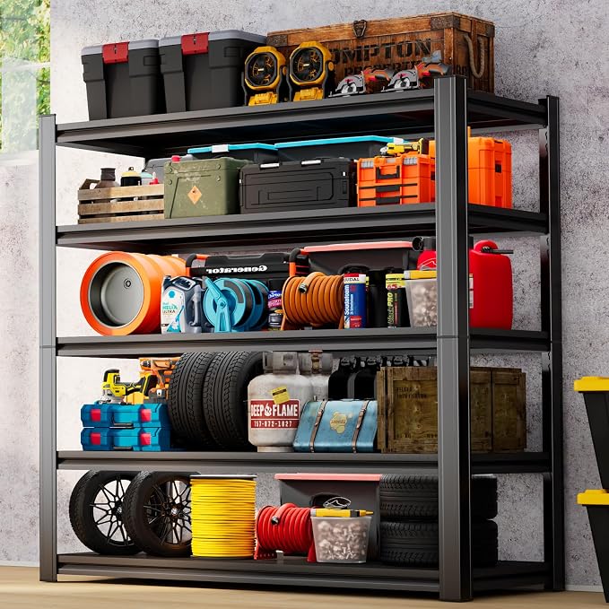 78" H Garage Shelving 3000LBS Heavy Duty Shelving Units and Storage Shelves - Image 2