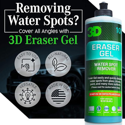 3D Eraser Gel Water Spot Remover – Acidic Gel Formula - Image 5