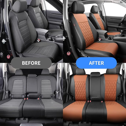 coverdream CRV Waterproof Leather Seat Covers Custom Fit - Image 3