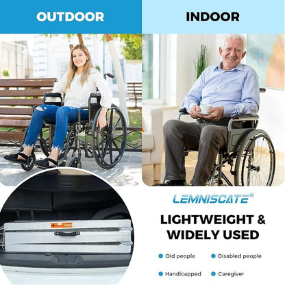 LEMNISCATE Portable Wheelchair Ramp, 7FT Ramps - Image 7