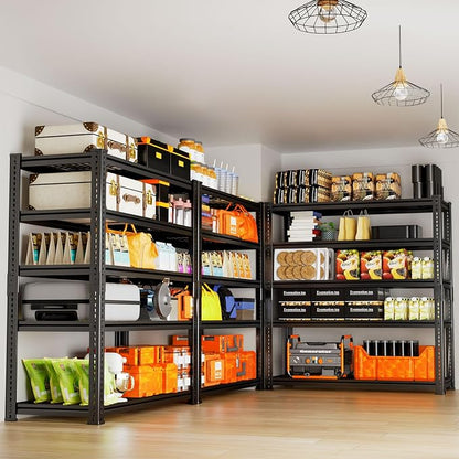 Storage Shelves Heavy Duty, 5-tier Adjustable Metal Industrial Utility Shelf - Image 7