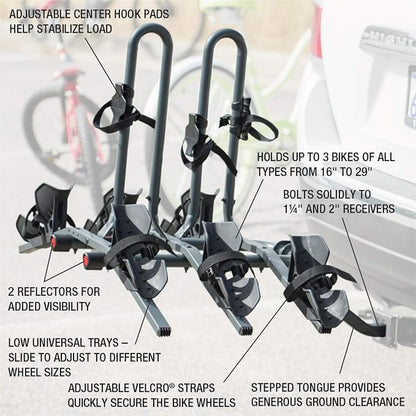 BELL Right Up 350 3-Bicycle Platform Hitch Rack - Image 5