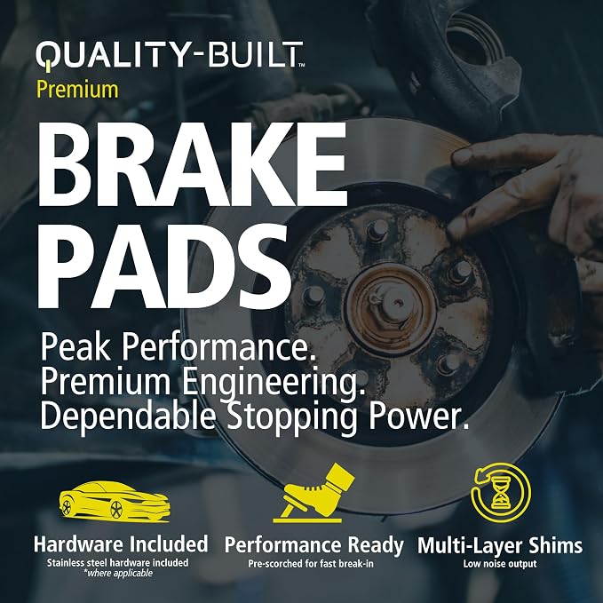 Premium Ceramic Front Brake Pads Compatible - Image 4