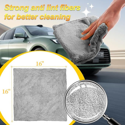 Car Wash Drying Towels, Coral Fleece, - Image 3