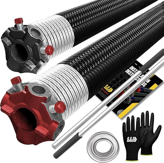 Garage Door Torsion Spring 218x1.75x24 Includes 1” Steel Bearing, Non-Slip by GASHardware