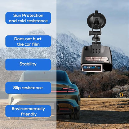 Super Radar Detector Mount, Super Car Windshield, Dashboard Suction Cup Bracket - Image 6